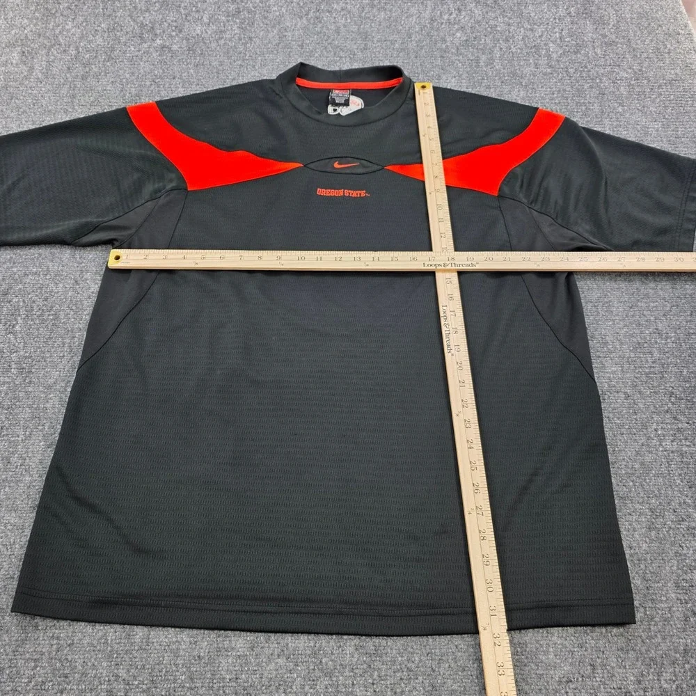 Nike Oregon State Beavers Football Jersey Shirt Men XL Center Swoosh Y2K Dri-FIT